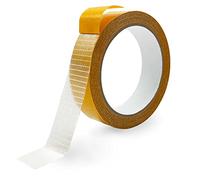 Birllaid Fabric Tape Multifunctional Double Sided Tape, Clear Hollywood Fashion Tape for Clothes, Double Stick Carpet Tape Heavy Duty 1in x 33ft (10m), White, 1 Roll