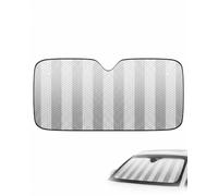 BIRLOZA 2 Suction Cups Foldable Car Windshield Sunshade with UV Protection and Thermal Insulation, Universal for Most Cars (140 cm x 70 cm)