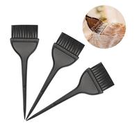 BIRLOZA Pack of 3 Hair Colouring Brushes, Hair Dyeing Brush, Hair Colour Brush, Hair Colouring Accessories, Hair Dyeing Brush, for Hair Dyeing in the Barber Shop or at Home (Black)