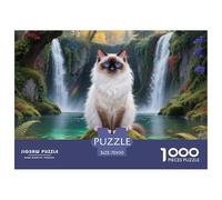 Birman 1000 Piece Puzzles Pet Cat for Age 12+ Fun Gift Memory Games Relaxing 70x50cm/1000pcs