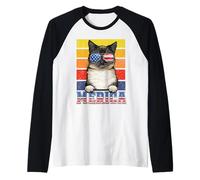 Birman Cat 4th of July Merica American Mericat Cats Lovers Raglan Baseball Tee