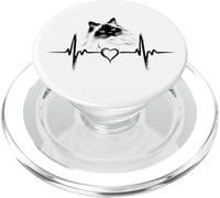 Birman Cat Heartbeat - Cute Cat Kitten Lover PopSockets PopGrip for MagSafe