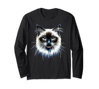 Birman Cat Sacred Cat of Burma Cats Cute Birman Cats Long Sleeve T-Shirt