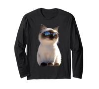 Birman Cat Sacred Cat of Burma Cats Cute Birman Cats Long Sleeve T-Shirt