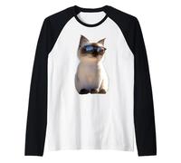 Birman Cat Sacred Cat of Burma Cats Cute Birman Cats Raglan Baseball Tee