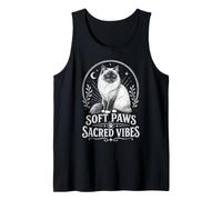 Birman Cat - Soft Paws Sacred Vibes Tank Top