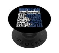 Birmingham Accent Translator Funny Brummie PopSockets Adhesive PopGrip