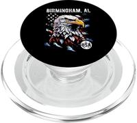 Birmingham AL Patriotic Eagle USA Flag Vintage Design PopSockets PopGrip for MagSafe