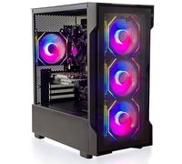BIRMINGHAM AV Gaming PC - AMD Ryzen 5 5500 with NVIDIA RTX 3050 6GB, 16GB RAM, 1TB SSD, RGB Case, Windows 11 Pro - Black