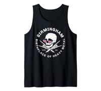 Birmingham Birthplace of Heavy Metal- Rocker Skull Graphic Tank Top