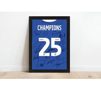 Birmingham City 2025 Champions Squad Signed (printed) and Framed Photo Printed Autographs Winners Gift