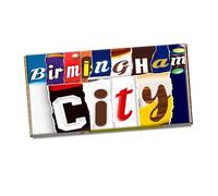 Birmingham City Chocolate Bar Wrapper Football Club Team Novelty Gift Present CH-853 [with chocolate bar]