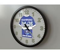 BIRMINGHAM CITY LEAGUE ONE CHAMPIONS 10 INCH (25cm) WALL CLOCK - 2024/25 LEAGUE CHAMPIONS - GLOW IN THE DARK WALL CLOCK - WE ARE GOING UP !!