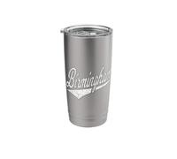 Birmingham England Varsity Script Classic Sport Jersey Style Stainless Steel Insulated Tumbler
