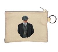 Birmingham Gangster Key Chain Coin Purse Beige