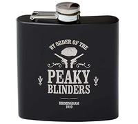 Birmingham Gangsters 6oz Black Hip Flask Supplied in a Plain White Box