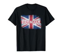 Birmingham | United Kingdom British Flag Vintage UK Souvenir T-Shirt