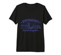 Birmingham Vacation Holiday England Flag Premium T-Shirt