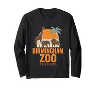 Birmingham Zoo Shirt Cute Elephant Family Trip Retro Alabama Long Sleeve T-Shirt