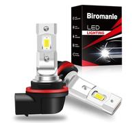 Biromanle - Compatible with Kawasaki Brute Force Honda Rancher Rubicon Fog Light Bulbs HR3 400% Brightness 13000LM 6000K White Light, 34901-HR3-A21 (Pack of 2)