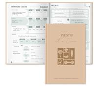 BIROYAL 10-Week Food Diary & Wellness Journal - Includes Mental Health Journal, Meal Planner, Gym Log Book & Habit Trackers - 160 pages Weight Loss Tracker for Men & Women to Reach Wellness Goals