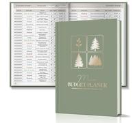 BIROYAL 12 Month Budget Planner German - Undated Financial Planner - Budget Planner Including Mindfulness, Reflection, Income, Expenses Tracker - Budget Planner to Control Your Money