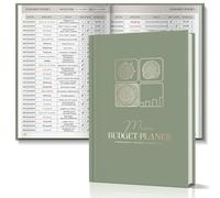 BIROYAL 12 Month Budget Planner German - Undated Financial Planner - Budget Planner Including Mindfulness, Reflection, Income, Expenses Tracker - Budget Planner to Control Your Money