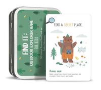 BIROYAL 50 Cards Camping Card Games for Kids, Outdoor Nature Scavenger Hunt Game, Outdoor Games for Kids, Funny Outside Activity Travel Pocket Game for Family, Educational, Learning & Travel