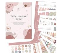 BIROYAL Bullet Journal Sticker Set, 12 Sheets/1000 Stickers, Calendar Stickers, Aesthetic Planner Stickers, Sticker Set, Calendar Stickers for Bullet Journal, Diary & Planner