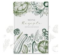 BIROYAL Recipe Book for Writing Yourself, Cookbook Yourself, 120 g Paper without Puncture, Hardcover - A5 Portable, 100 Recipes, Sufficient Writing Space, Includes Conversion Chart