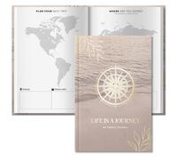 BIROYAL Travel Journal - Travel Planner for 6 Trips - 156 Pages Vacation Planner with Budget, Packing List, Expense Tracker, Accommodation & Travel Diary - Travel Gifts - A5