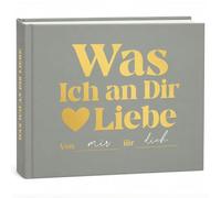BIROYAL Was ich an dir liebe book, 58 creative questions to fill in, green