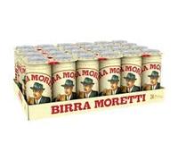 Birra-Moretti Beer Lager Blond/Gld 4.6% Metal Can 440 ml X4