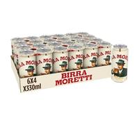 Birra Moretti Lager Beer 24 x 330ml Cans