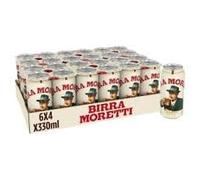 BIRRA MORETTI LAGER BEER 440ML CANS (24)