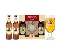Birra Moretti Lager Gift Set, 2 x 330 ml, Glass