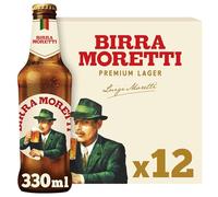 Birra Moretti Premium Italian Beer, 12 x 330ml