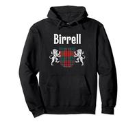 Birrell Clan Scottish Name Coat Of Arms Tartan Pullover Hoodie