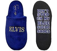 Birsppy Elvis Slippers B.S.S, Blue, 8 UK