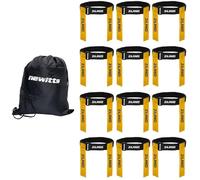 Birsppy HALLOLUX Ziland Adjustable Tag Rugby Belts [12 Pack] • YELLOW • SIZE 24-32" • Great for introducing Rugby to Children