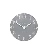 OloreHome Thomas Kent Arabic Wall Clock Flax Blue 30cm