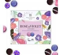 Birsppy Whitakers Rose & Violet Dark Chocolate Creams - 200g - Vegan - Gluten Free - Vegetarian Chocolate Gift Box