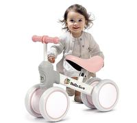 Birtech Balance Bike 1 Year Old Adjustable Seat, Toddler Bike Ride on Toys for 1 2 Years Old Boys Develop Balance and Coordination Skills, 1st birthday Gifts for Girls