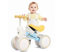 Birtech Balance Bike 1 Year Old Adjustable Seat, Toddler Bike Ride on Toys for 1 2 Years Old Boys Develop Balance and Coordination Skills, 1st birthday Gifts for Girls