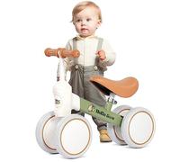 Birtech Balance Bike Baby Ride on Toys Baby Toddler Tricycle Bike No Pedals Baby Walker Push Bike for 18-36 Months Boys Girls (green)