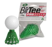 BirTee Golf Tees - PRO Speed PLUS with Flexibility & Durability - 8 Pack. Indoor Golf Tees/Golf Simulator Tees/Winter Plastic Golf Tees (Green)