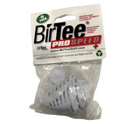 BirTee Golf Tees - PRO Speed PLUS with Flexibility & Durability - 8 Pack. Indoor Golf Tees/Golf Simulator Tees/Winter Plastic Golf Tees (White)