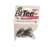 BirTee Pro Golf Tees - Size #1 (1/4") Individual Size Packs - 4 Tees Per Pack. Winter/Mat/Simulator Tees, Black, S