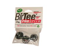 BirTee Pro Golf Tees - Size #3 (3/4") Individual Size Pack - 3 Tees Per Pack. Winter/Mat/Simulator Tees (Black)