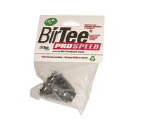 BirTee Pro Golf Tees - Size #6 (1 1/2") Individual Size Pack - 2 Tees Per Pack. Winter/Mat/Simulator Tees (Black)